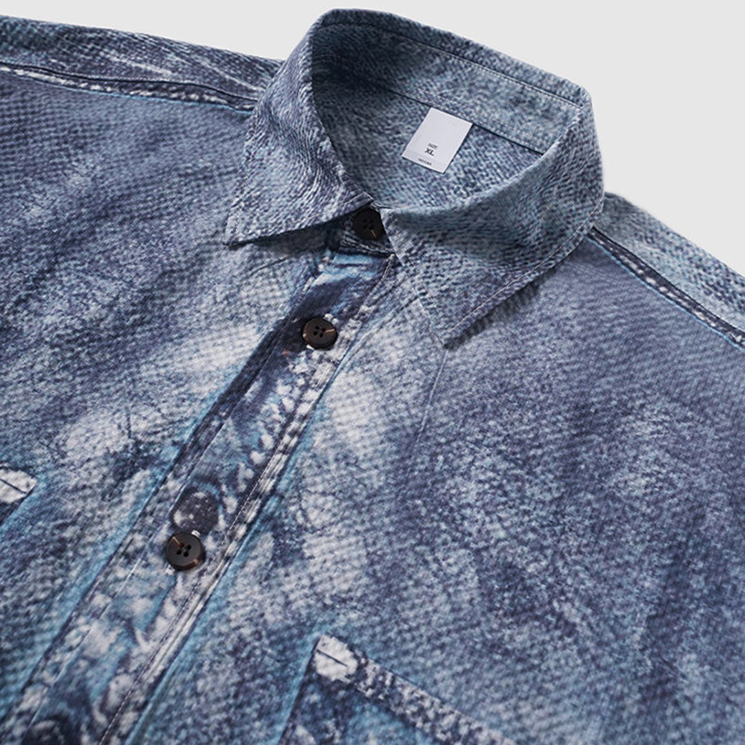 3D Printed Denim Shirt