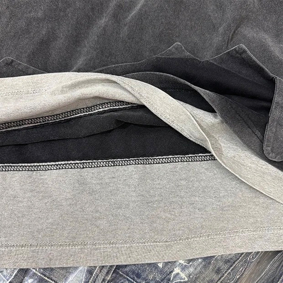 distressed layered t-shirt