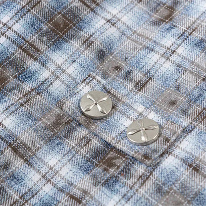 Noir Bleu Distress Shirt