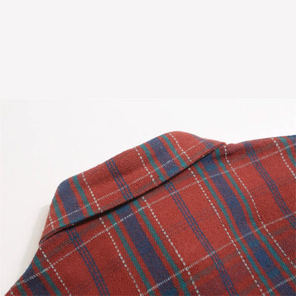 Blood Plum Plaid Shirt
