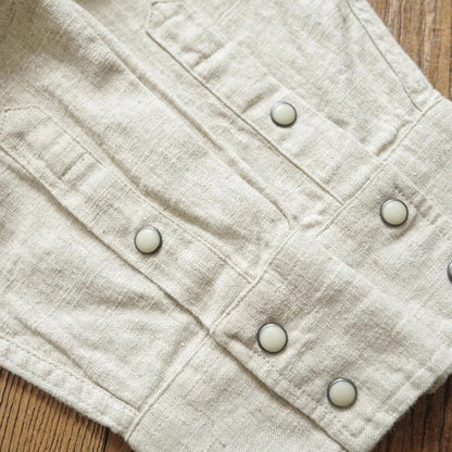 Long Horn Linen Shirt