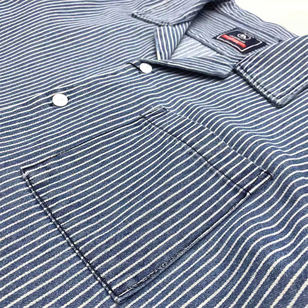 vintage stripe workwear