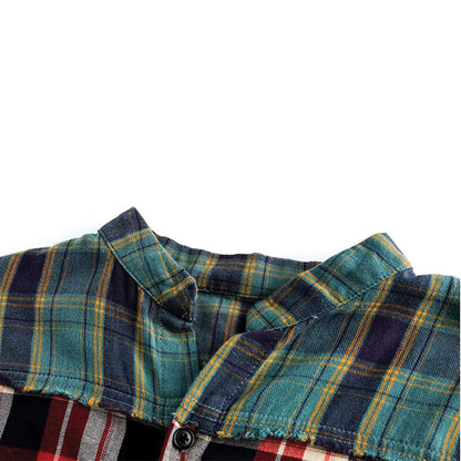 Band Collar Oversized Shirt