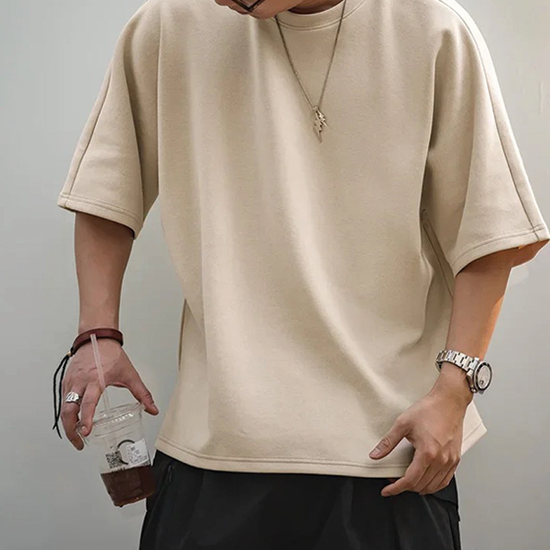 solid loose boxy t-shirt