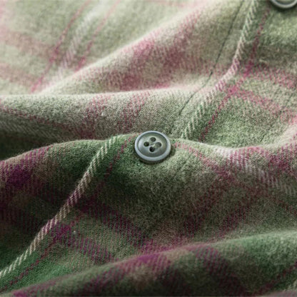 Vintage Denim Plaid Shirt