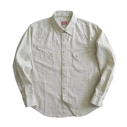 Long Horn Linen Shirt