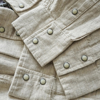 Long Horn Linen Shirt
