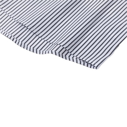 Blue Block Striped Shirt