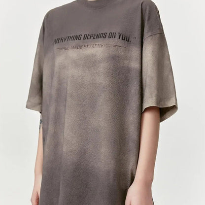 Feel My Words Distressed T-Shirt