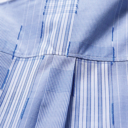 Splice Blue Plaid Shirt