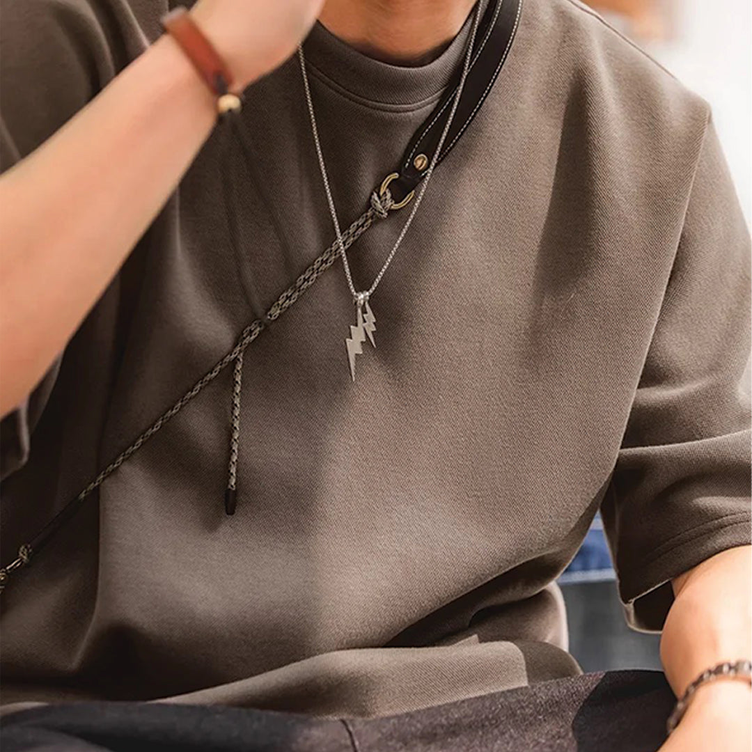 solid loose boxy t-shirt