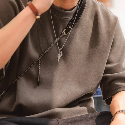 Solid Loose Boxy T-Shirt