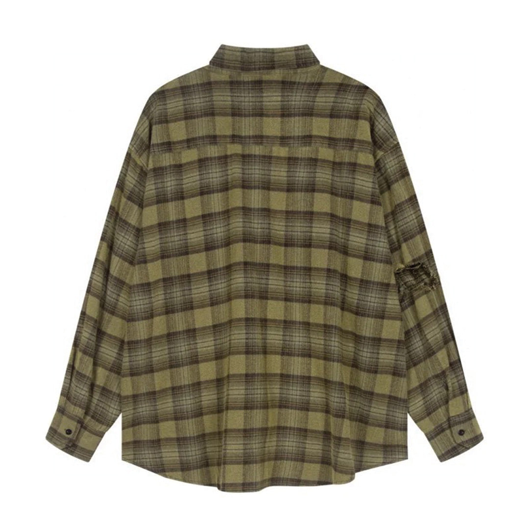 rebel sage plaid shirt