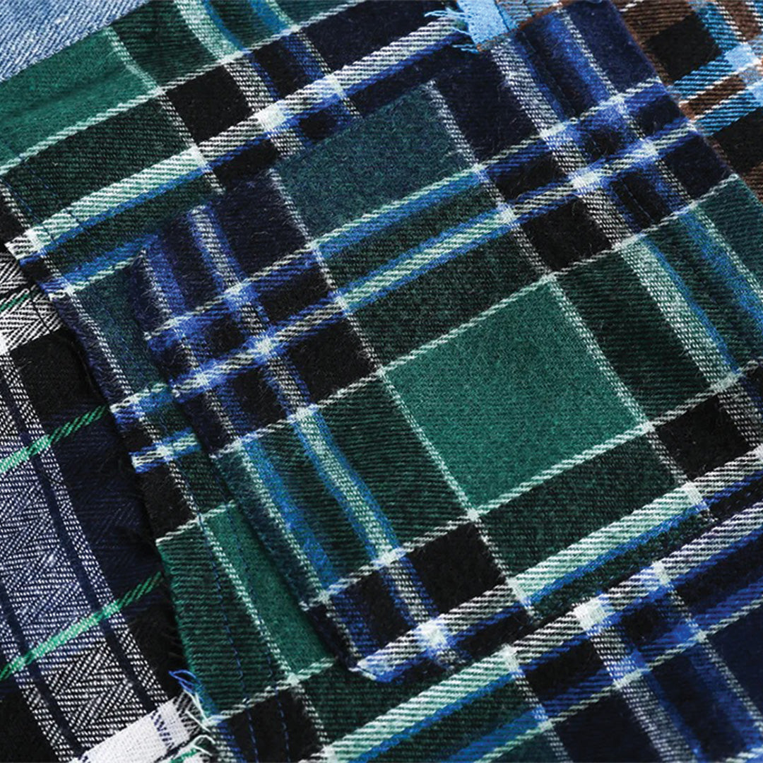 heritage pattern plaid shirt