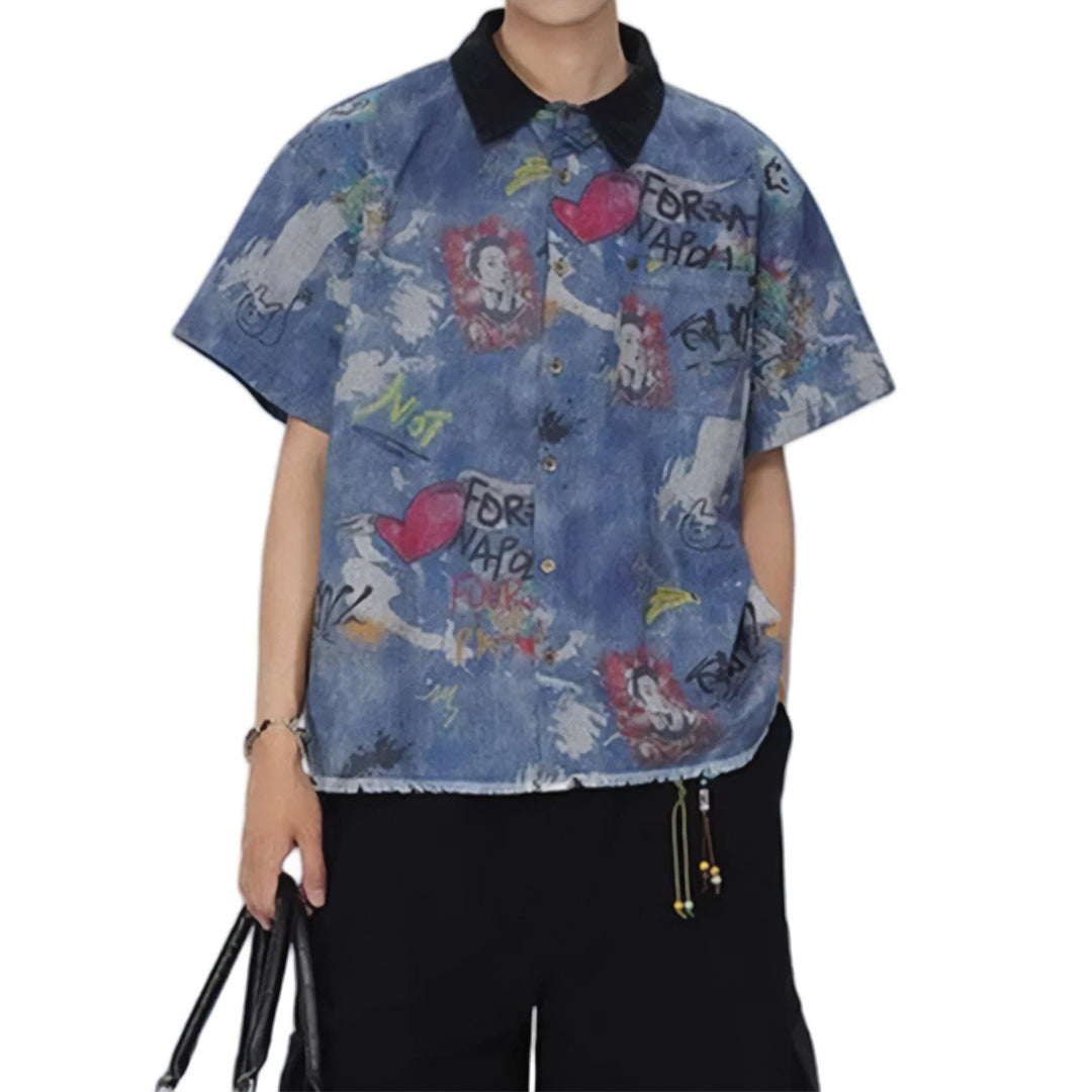 chambray hara shirt