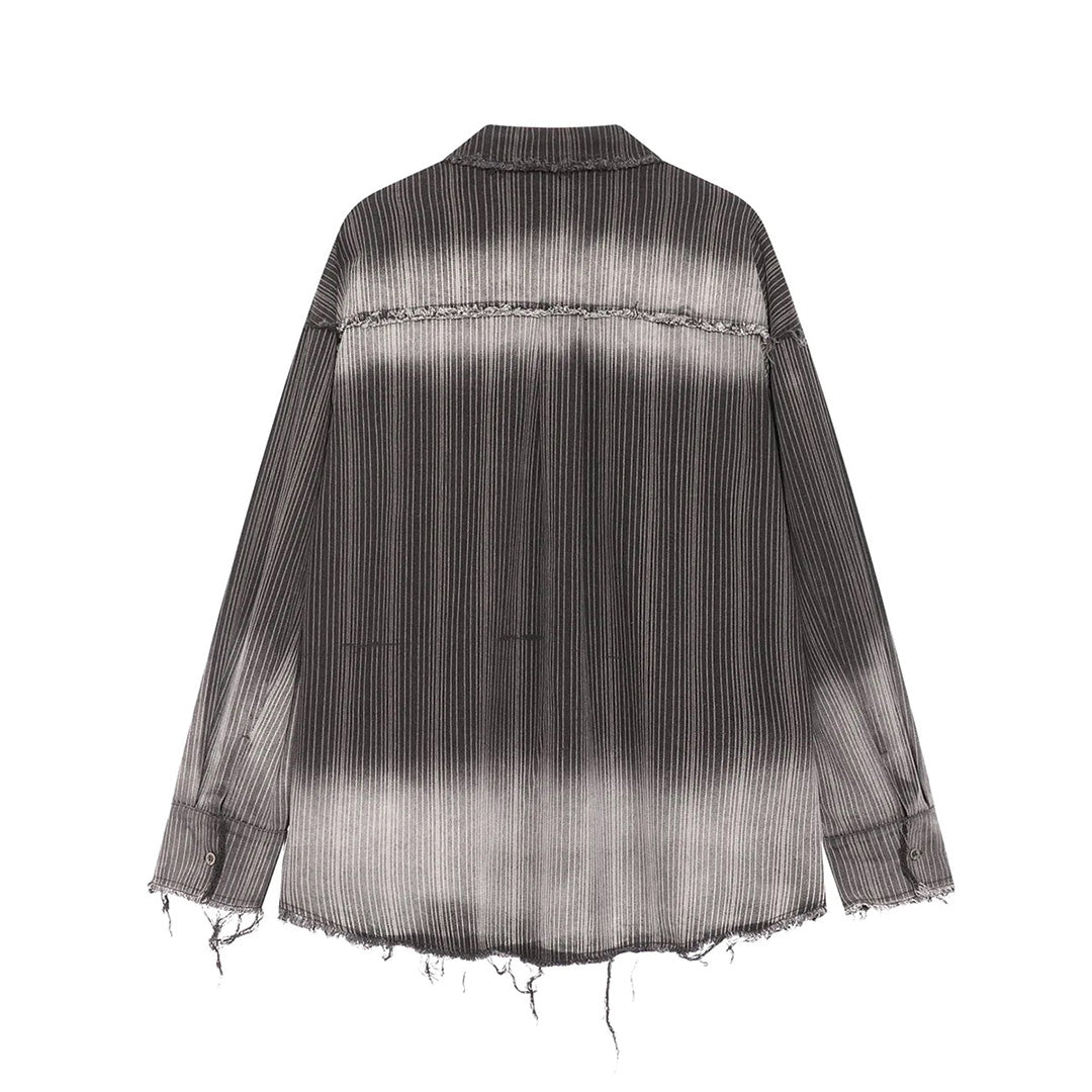 black gradient faded shirt