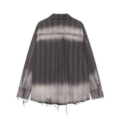 Black Gradient Faded Shirt