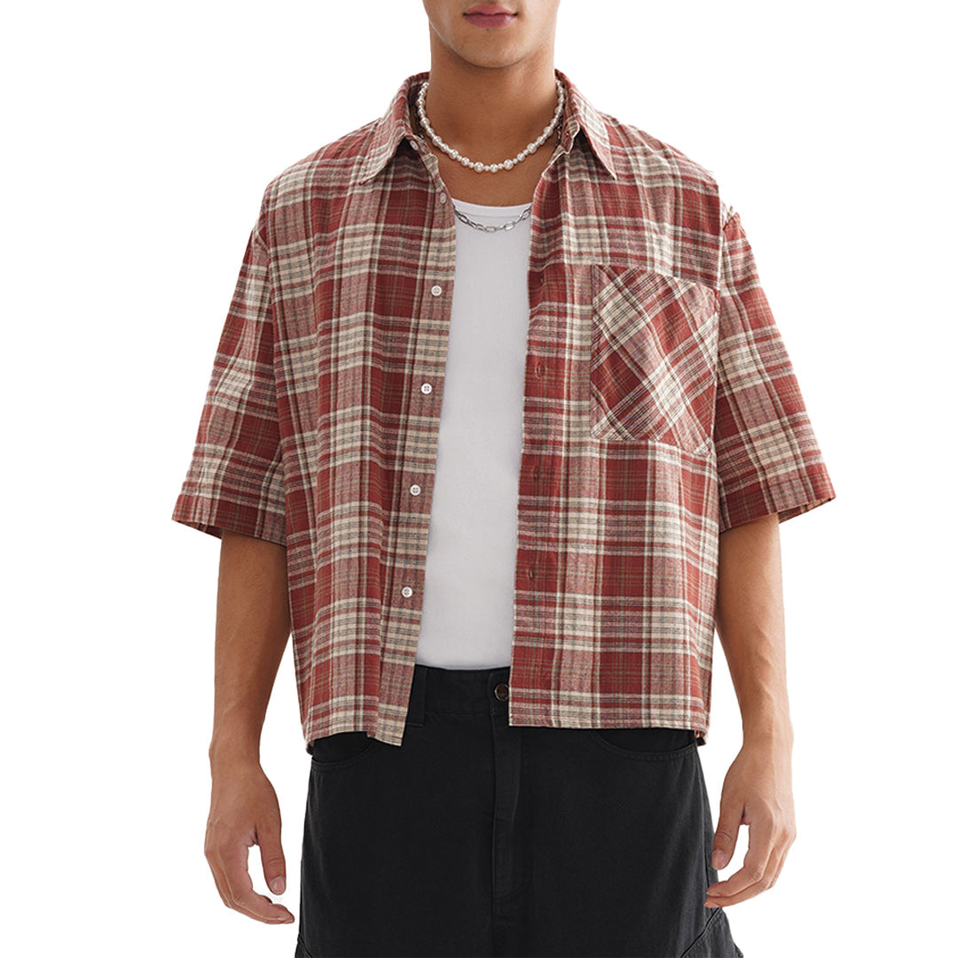 canyon plaid short sleeve