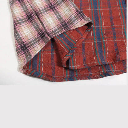 Blood Plum Plaid Shirt