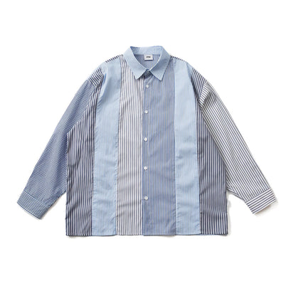 Indigo Striped Collared Shirt
