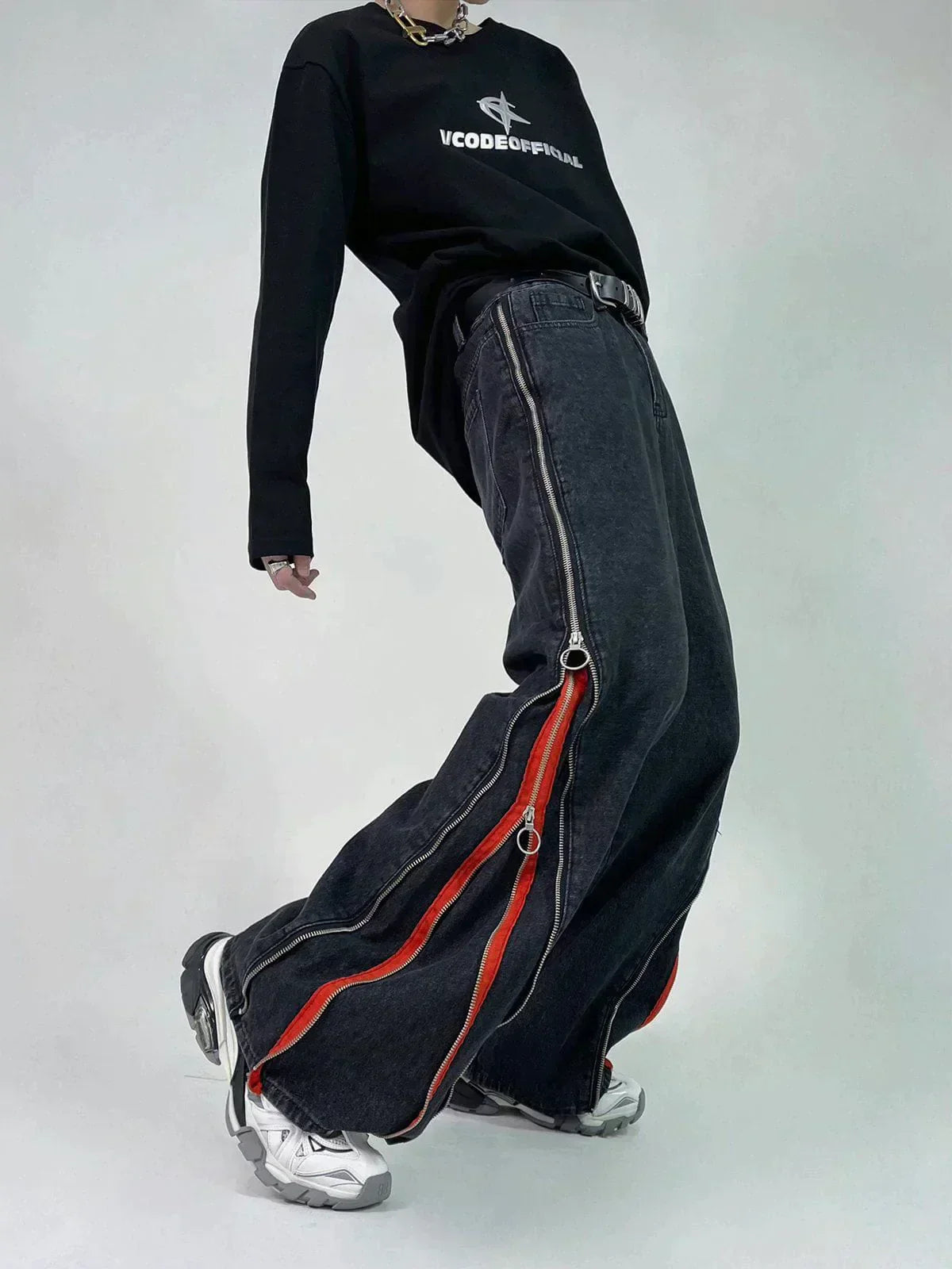 dark cartel chromeflex jeans