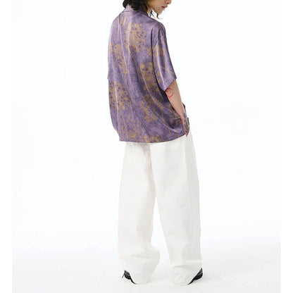 Golden Flora Camp Shirt