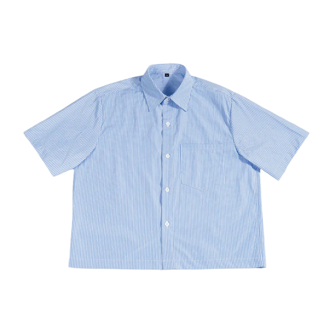 midtown stripe short sleeve