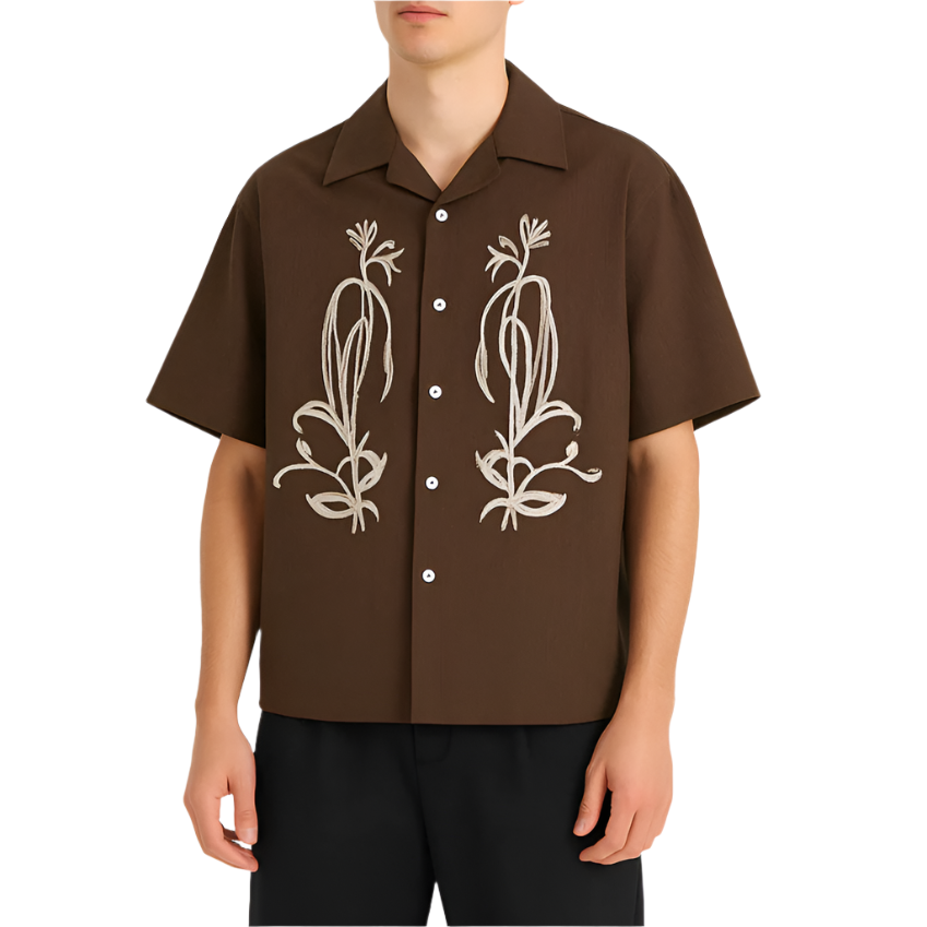 floral quick-dry camp shirt