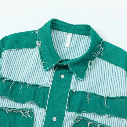 Mint Striped Shirt