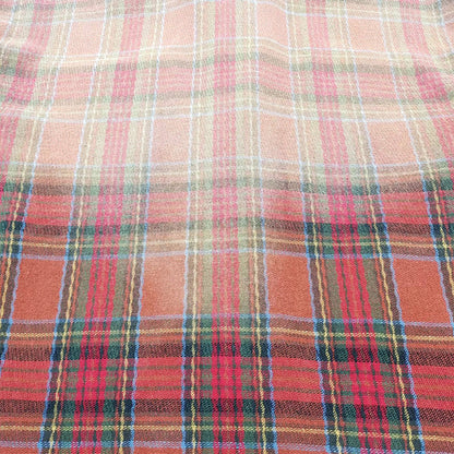 Distressed Faded Plaid Shirt