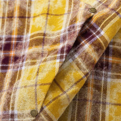 Plaid Pocket Jacket