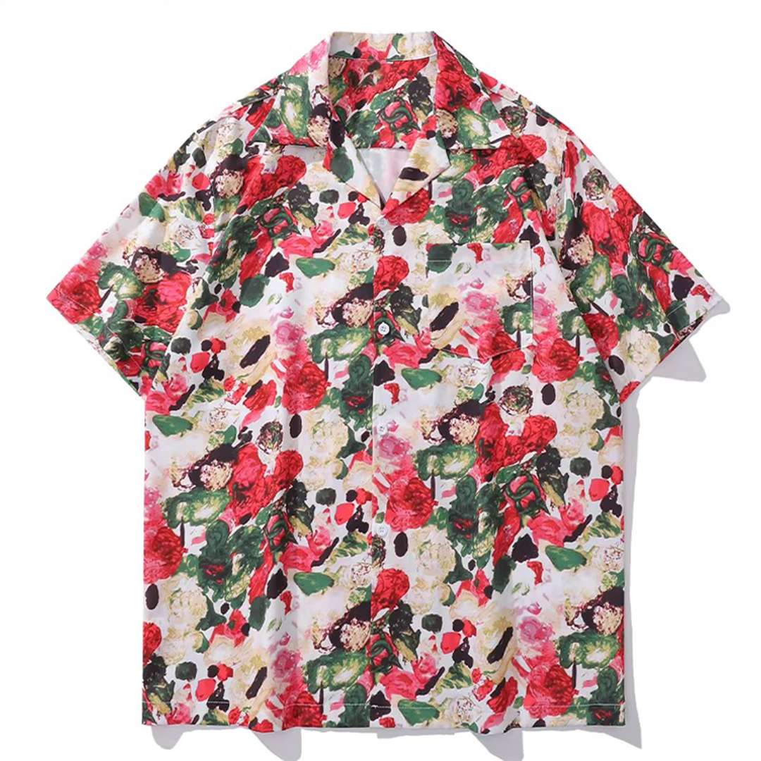 euphoria floral camp shirt