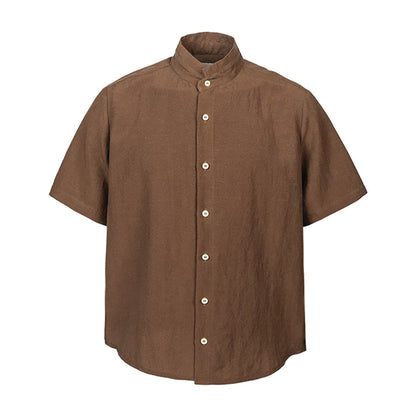 Mock Linen Resort Shirt