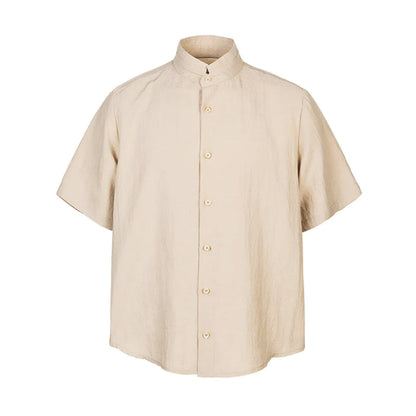 Mock Linen Resort Shirt
